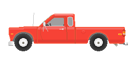 red truck gif
